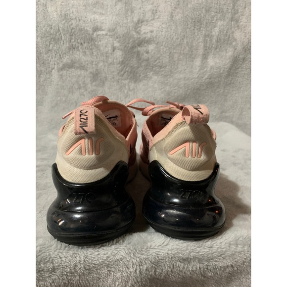 Nike Air Max 270 Kids Shoes Pink Black White Size 4.5Y Sneakers - Picture 10 of 14